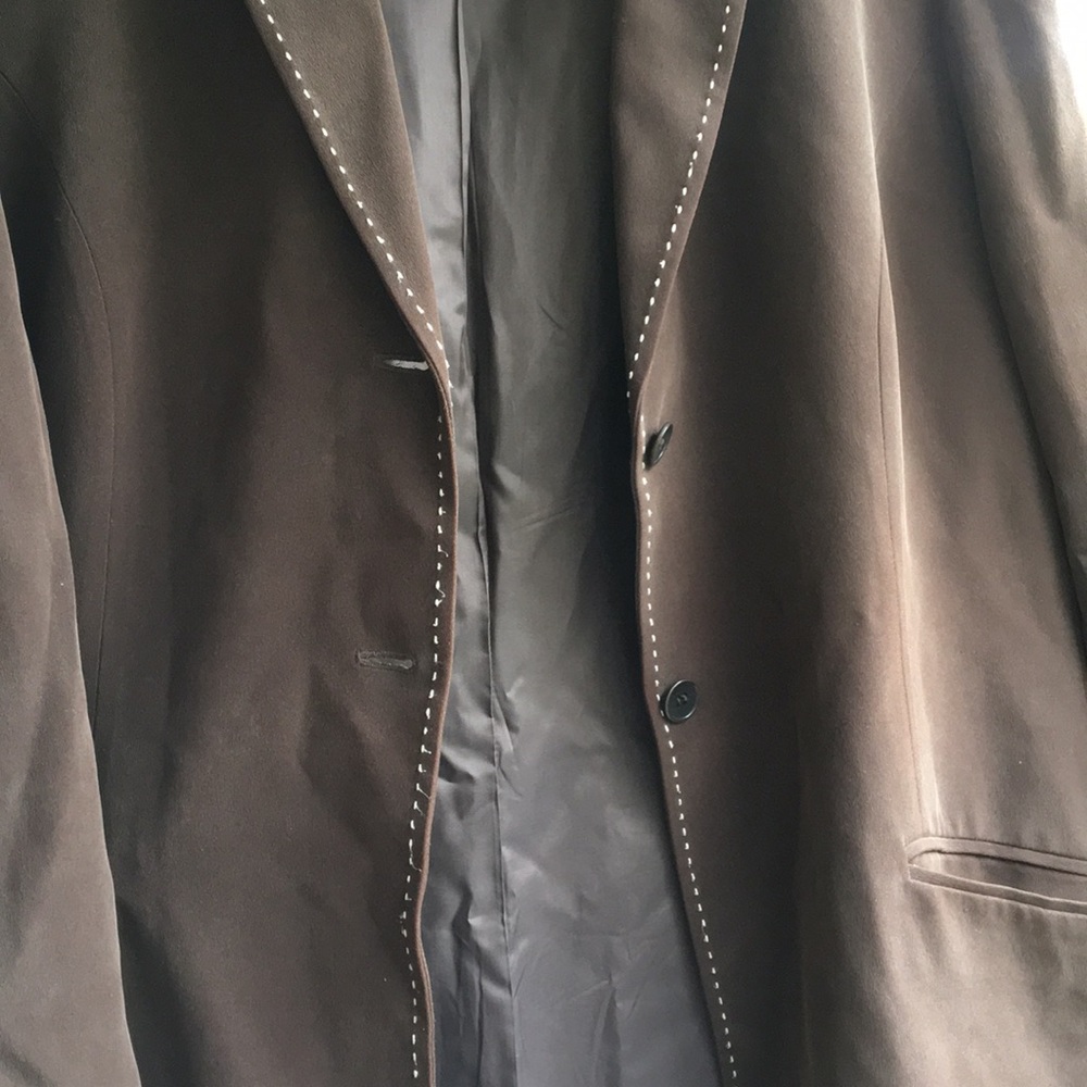 Rena Rowan Chocolate Blazer 16 - Picture 5 of 8